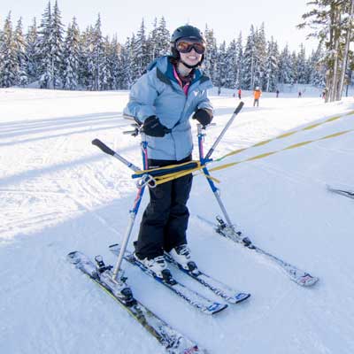 downhill ski chair