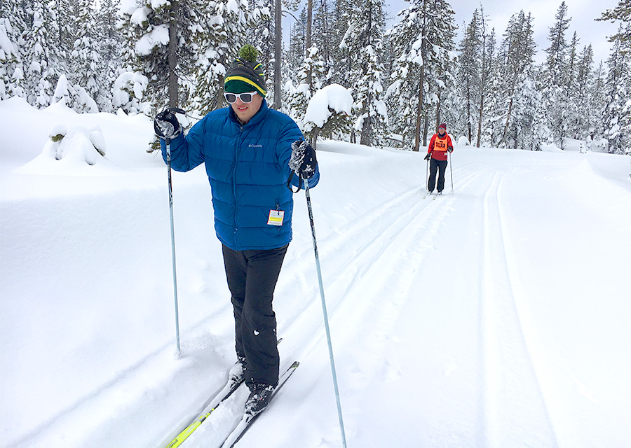 youth cross country skiing classic style