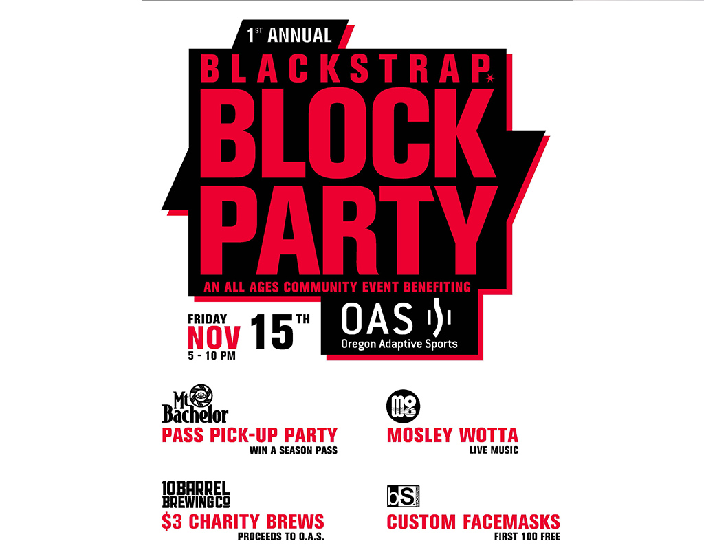 Blackstrap block party poster