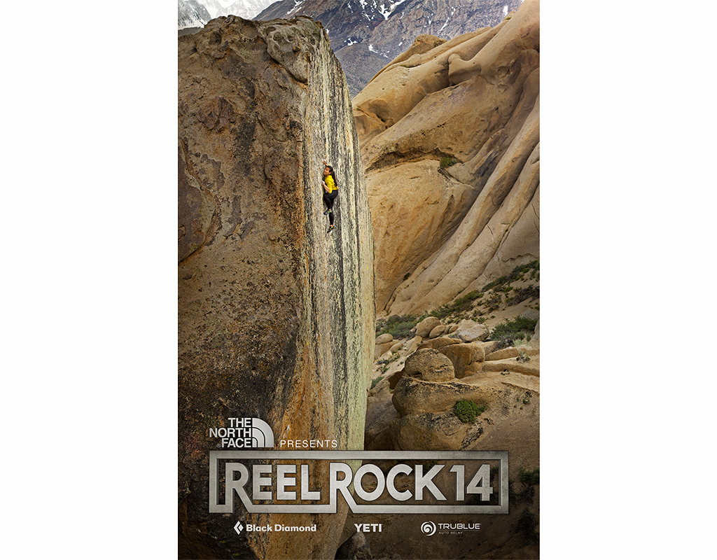 girl high ball bouldering in buttermilks in california