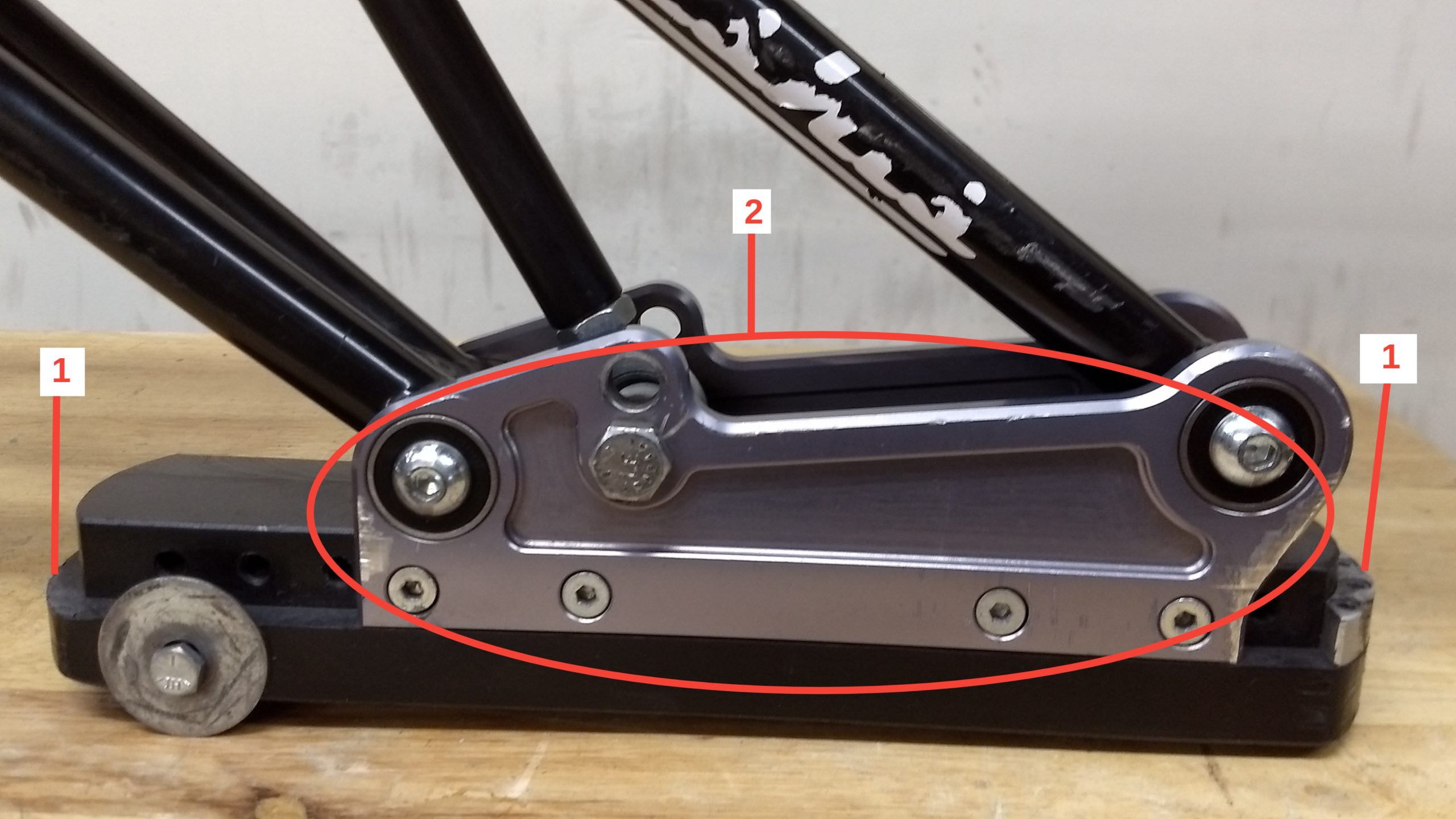 monoski boot diagram