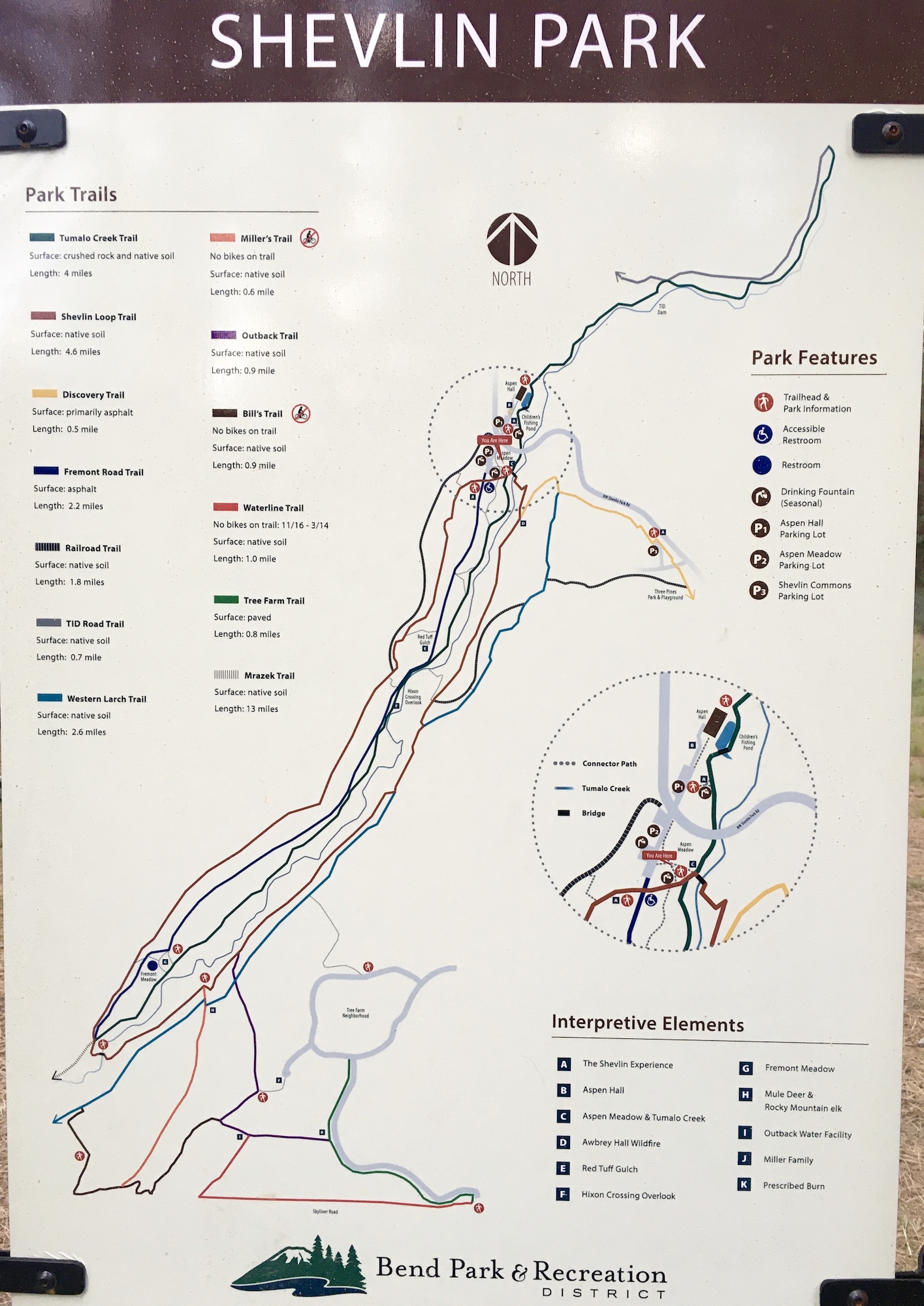 trail map of shevlin park