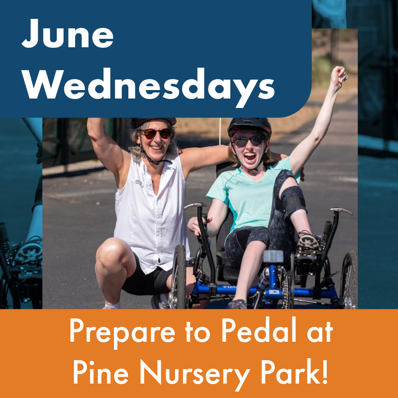 June Wednesdays: Prepare to pedal at Pine Nursery Park!