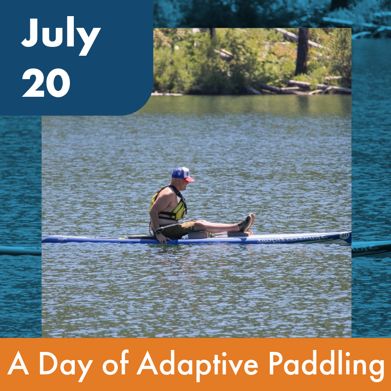 July 20, a day of adaptive paddling