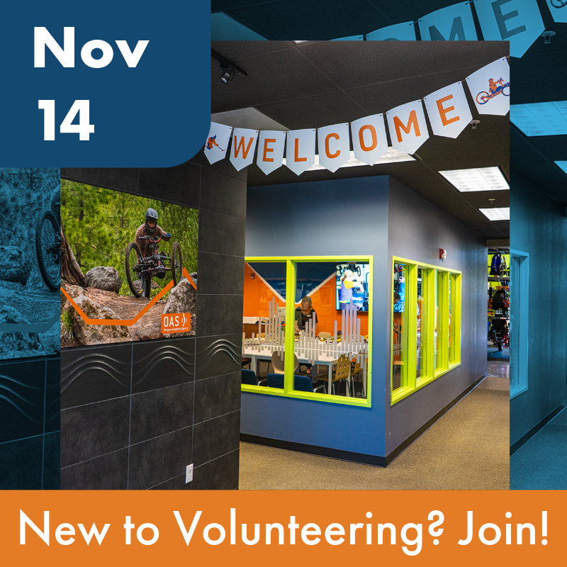 November 14 New Volunteer Orientation.