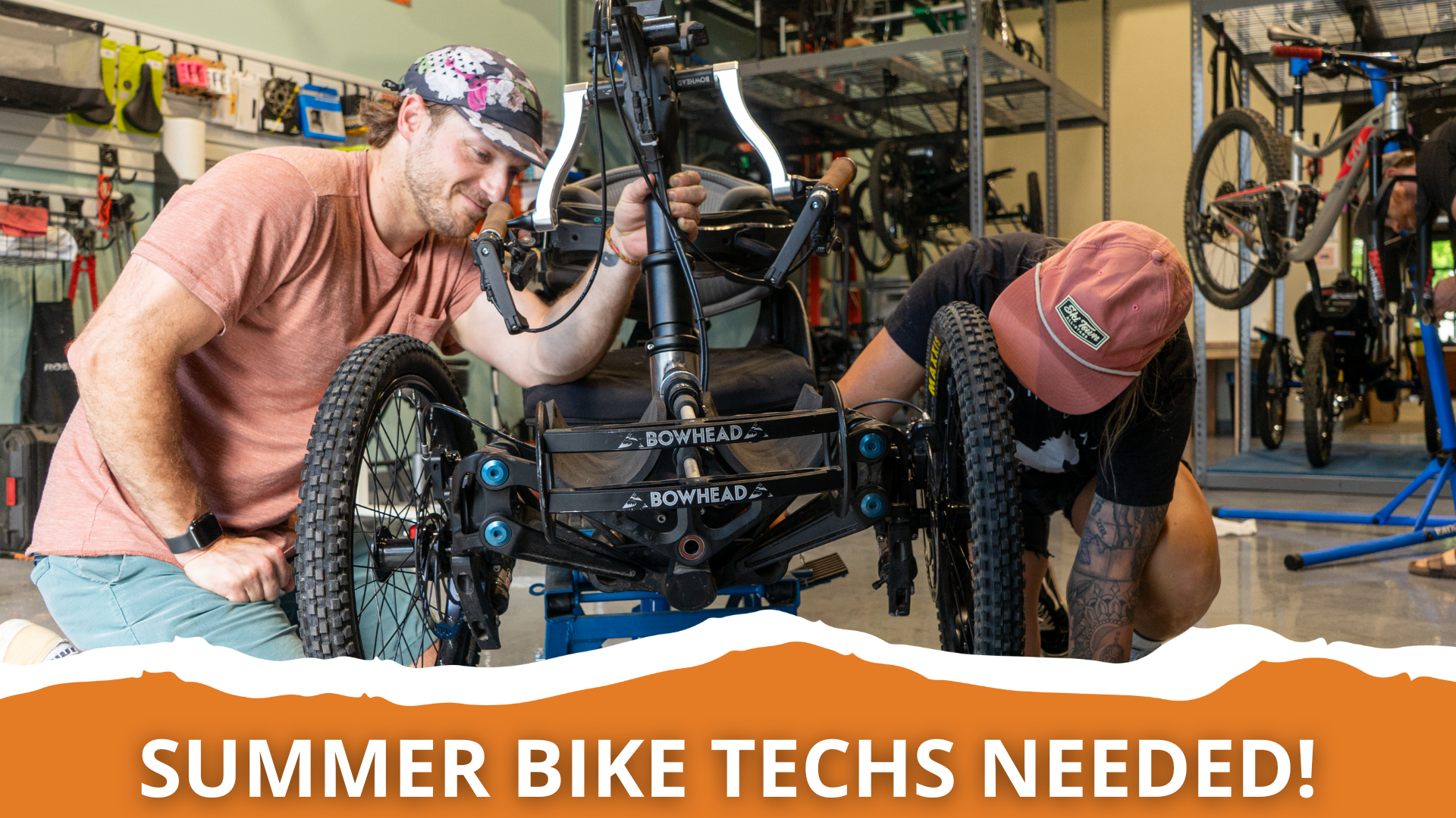 SUMMER VOLUNTEER TECHS NEEDED