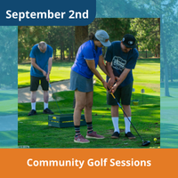 September 2nd community golf sessions