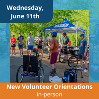 Wednesday, June 11th New Volunteer Orientation in person