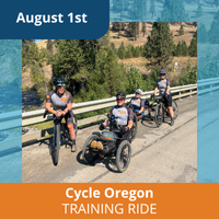 August 1st Cycle Oregon Training Ride