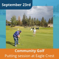 September 23rd Community Golf Putting session at Eagle Crest