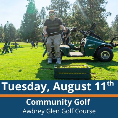 Tuesday, August 11th Community Golf at Awbrey Glen Golf Course