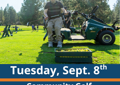 Tuesday, Sept. 8th Community Golf at Awbrey Glen Golf Course