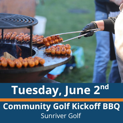 Tuesday, June 2nd Community Golf Kickoff BBQ sunriver golf