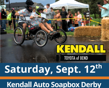 Saturday, Sept. 12th Kendall Auto Soapbox derby. Support team O-A-S!